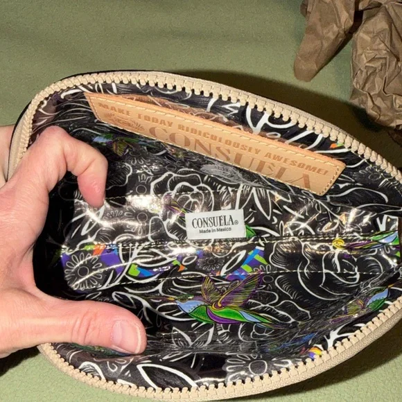 Consuela Midnight Blue Large Cosmetic Case - Picture 9 of 12